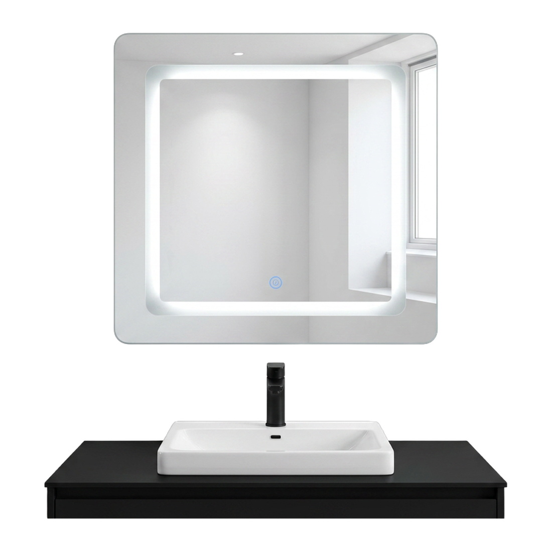 Espejo LED con Sensor Táctil de Encendido y Apagado