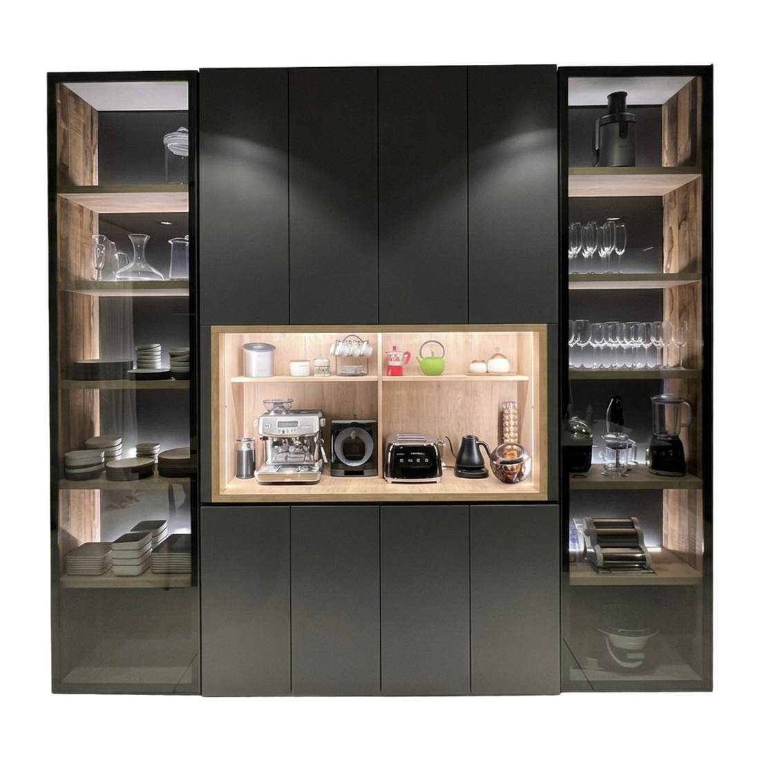 Mueble Organizador de Cocina con Iluminación LED