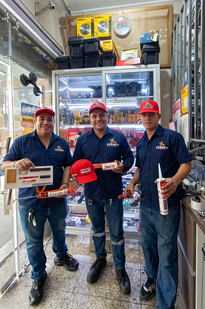 Equipo de Ferre+ en tienda
